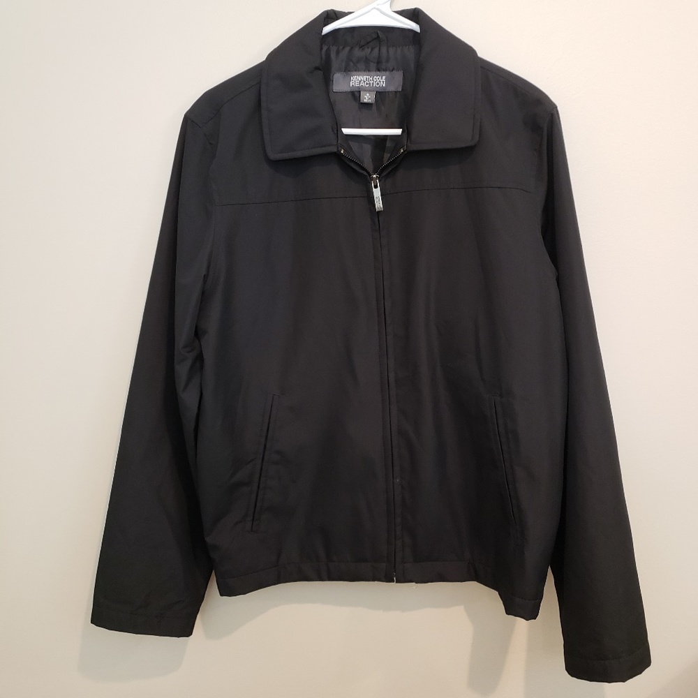 Kenneth Cole Reaction Full Zip Black Jacket - S